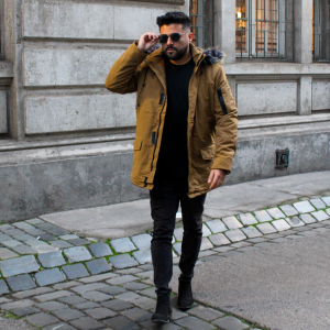 PARKA FELD IMPERMEABLE CAFÉ CLARO