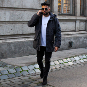 PARKA FELD IMPERMEABLE GRIS PERLA
