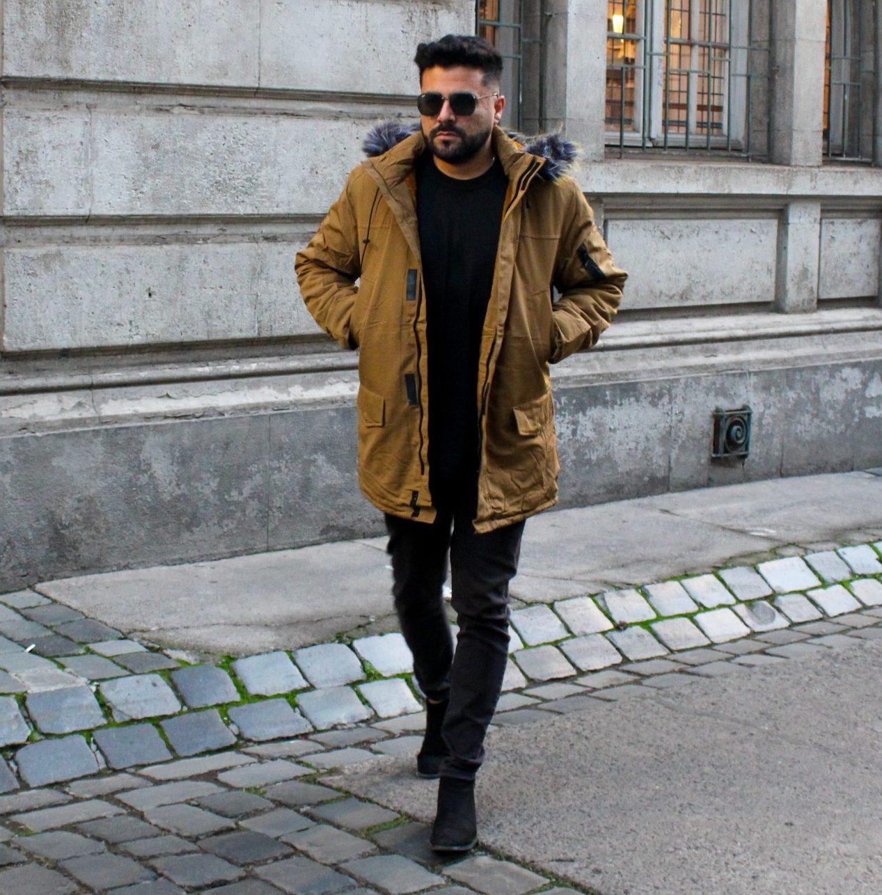 PARKA FELD IMPERMEABLE CAFÉ CLARO - Imagen 3