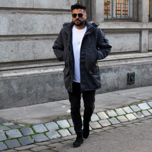 Alternative view of PARKA FELD IMPERMEABLE GRIS PERLA