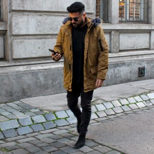Alternative view of PARKA FELD IMPERMEABLE CAFÉ CLARO