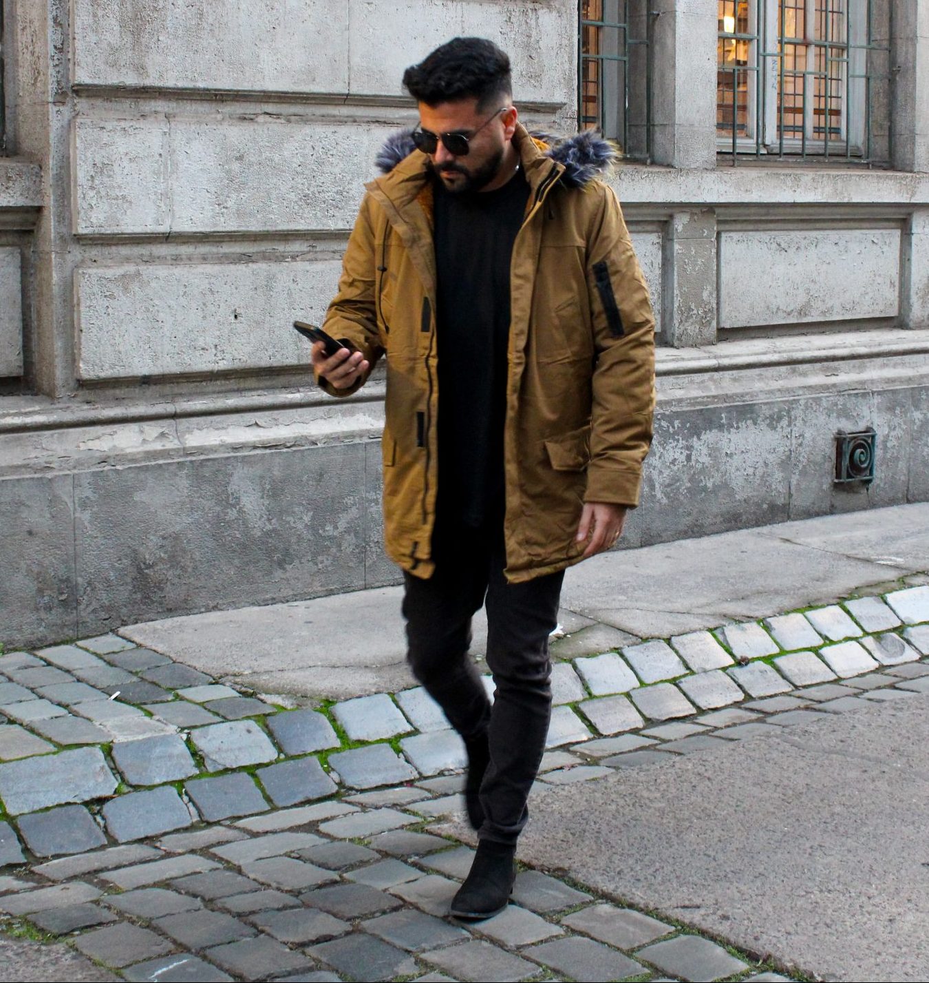 PARKA FELD IMPERMEABLE CAFÉ CLARO - Imagen 2