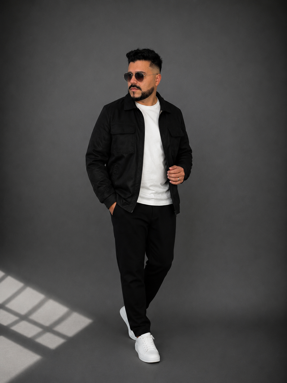 CHAQUETA TRUCKER FELD NEGRA - Imagen 3