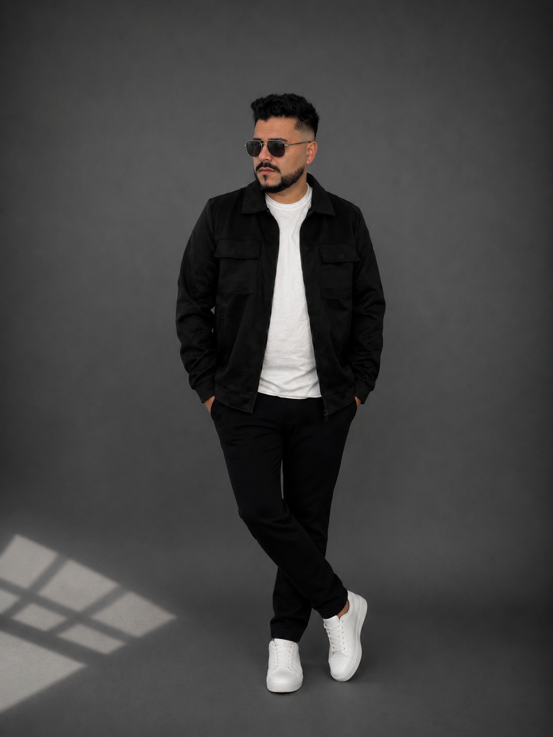 CHAQUETA TRUCKER FELD NEGRA