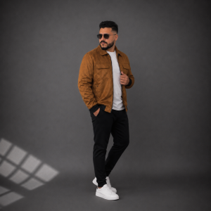 Alternative view of CHAQUETA TRUCKER FELD CAMEL