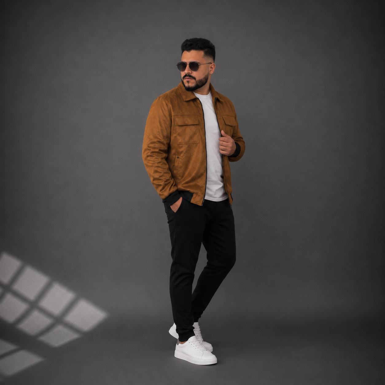 CHAQUETA TRUCKER FELD CAMEL - Imagen 2