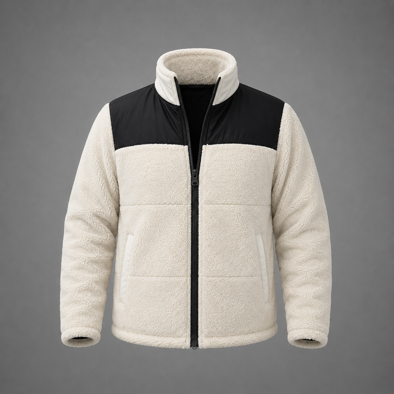 CHAQUETA TEDDY BLANCA - Imagen 3