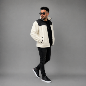 CHAQUETA TEDDY BLANCA